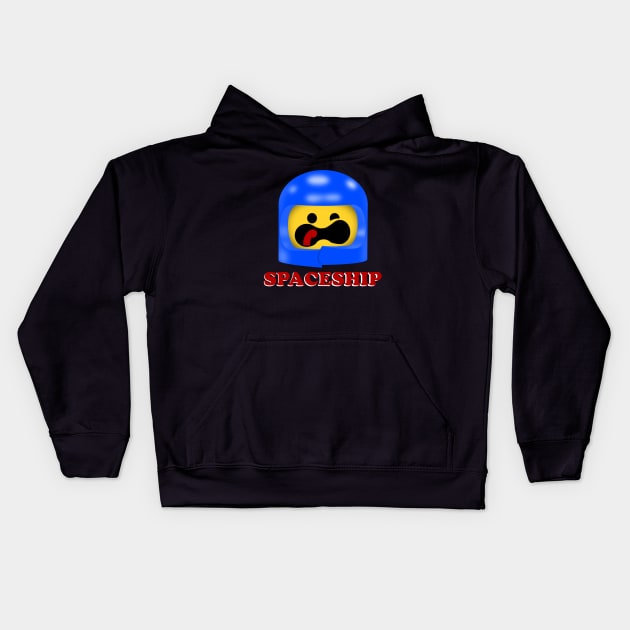 SPACESHIP!!!! Kids Hoodie by Jetfire852